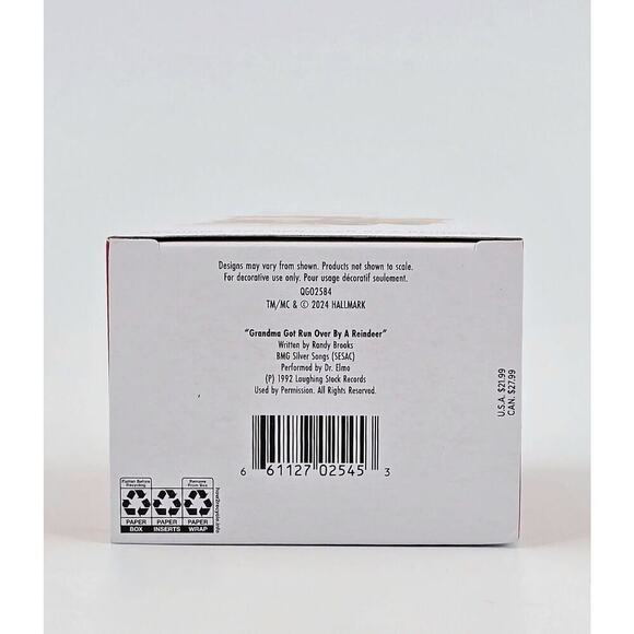 Hallmark Keepsake Christmas Ornament Grandma Got Runover by a Reindeer Sound - Picture 6 of 6